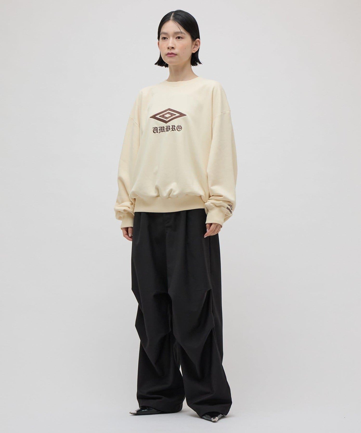 UMBRO for Lui's 水洗做舊寬鬆套頭衛衣