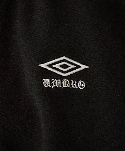 UMBRO for Lui's 水洗做舊寬鬆連帽拉鍊衛衣