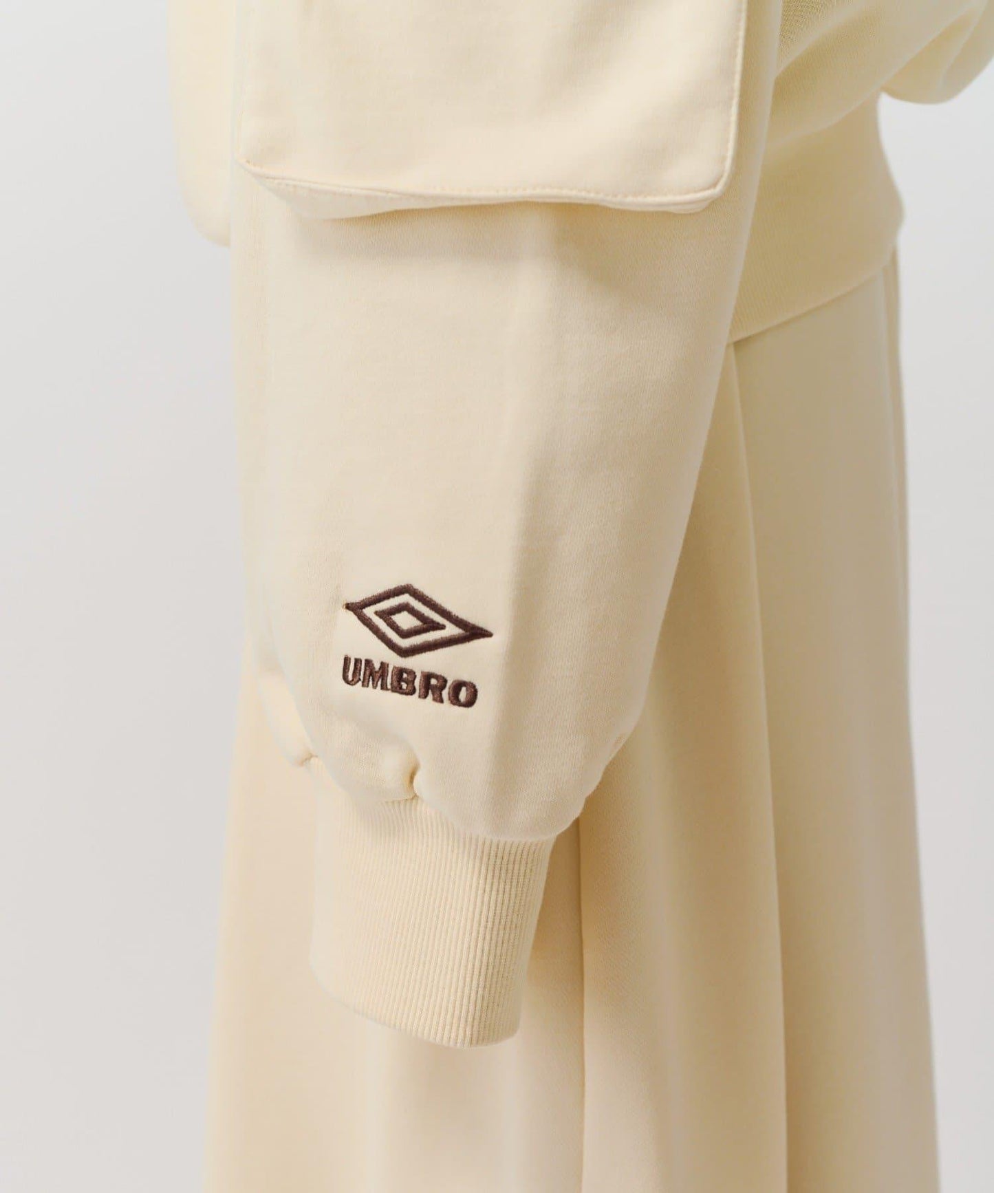 UMBRO for Lui's 水洗做舊寬鬆連帽拉鍊衛衣