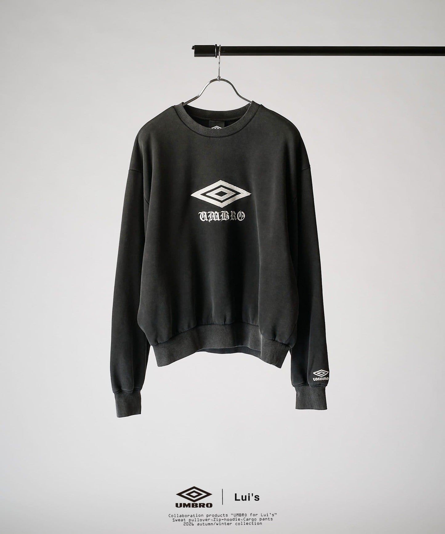 UMBRO for Lui's 水洗做舊寬鬆套頭衛衣