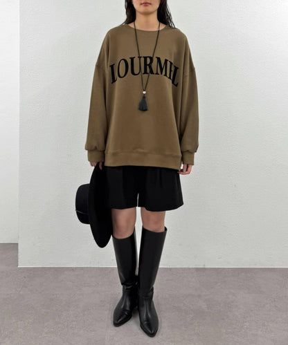 /再登場/累計販売數2.5萬枚 2WAY Logo套頭衫