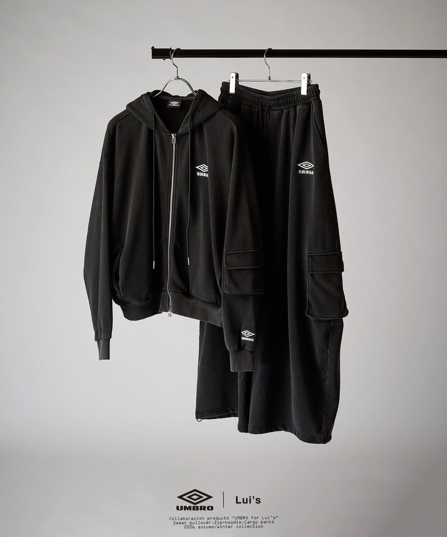 【UMBRO for Lui's】氣球曲線工裝運動褲