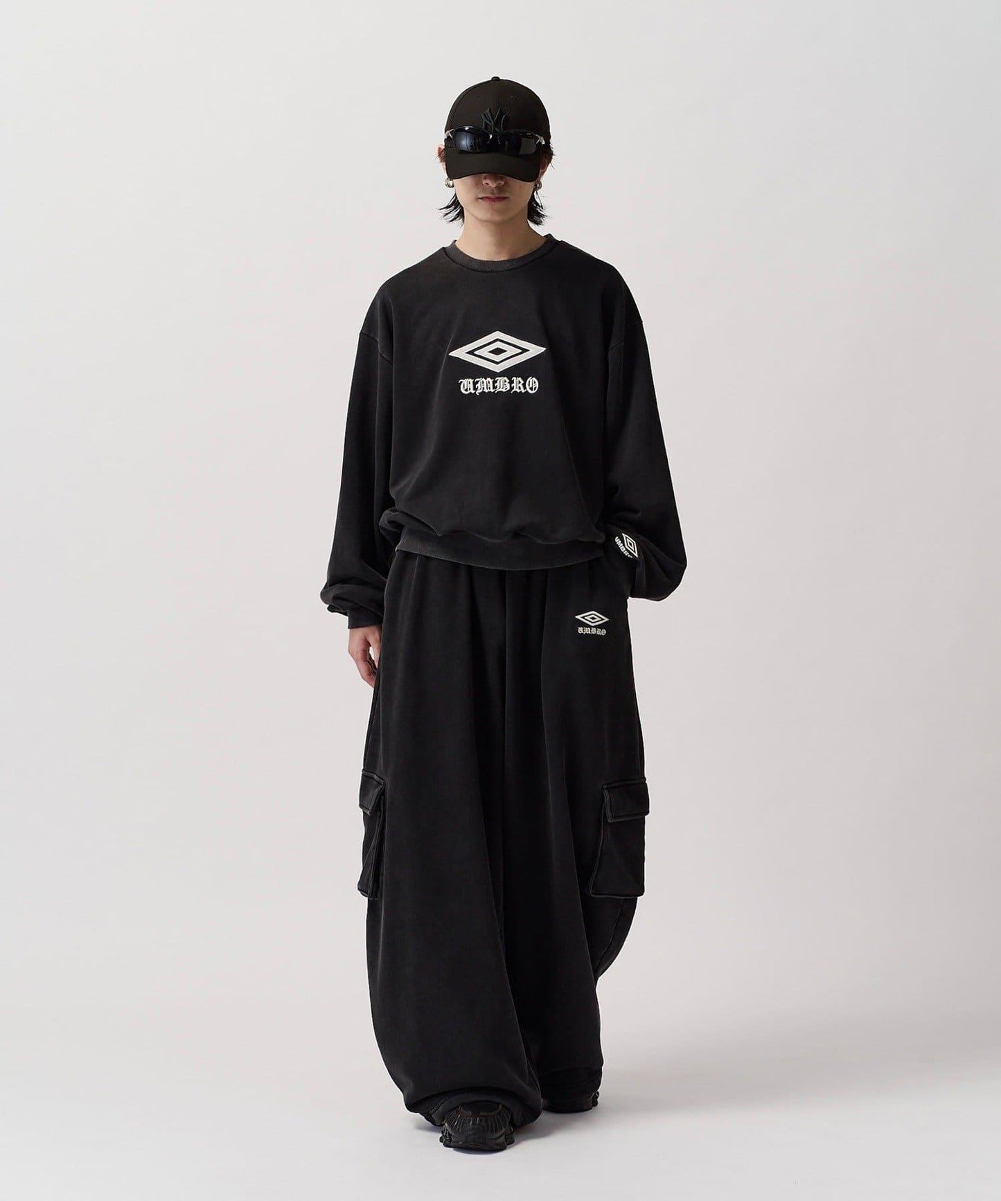 UMBRO for Lui's 水洗做舊寬鬆套頭衛衣
