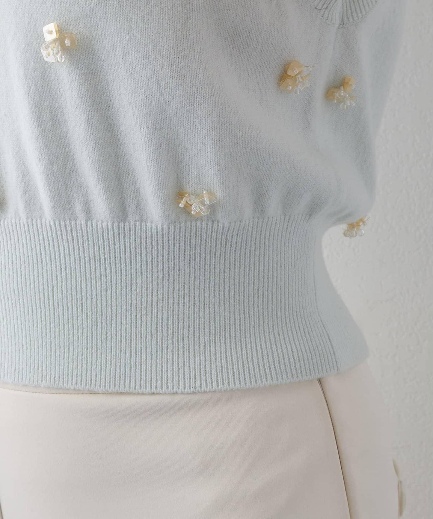 串珠刺繡針織馬甲