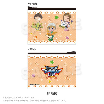 數碼寶貝大冒險02 フラットポーチ 遊具ver. B款