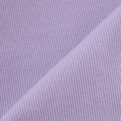 羅紋假兩件短袖連帽衫