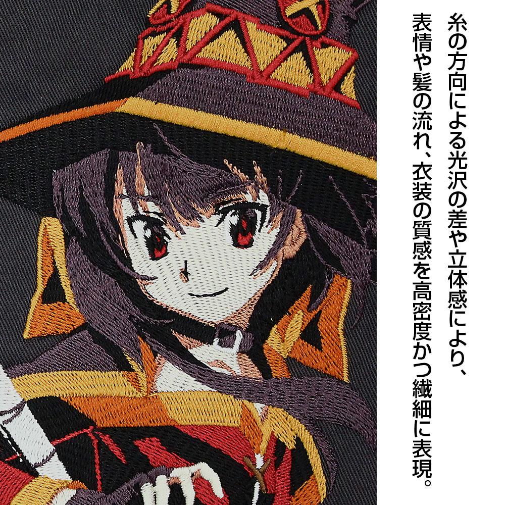 この素晴らしい世界に祝福を!（為美好的世界獻上祝福！） 惠惠 刺繡工裝襯衫/灰色 L碼