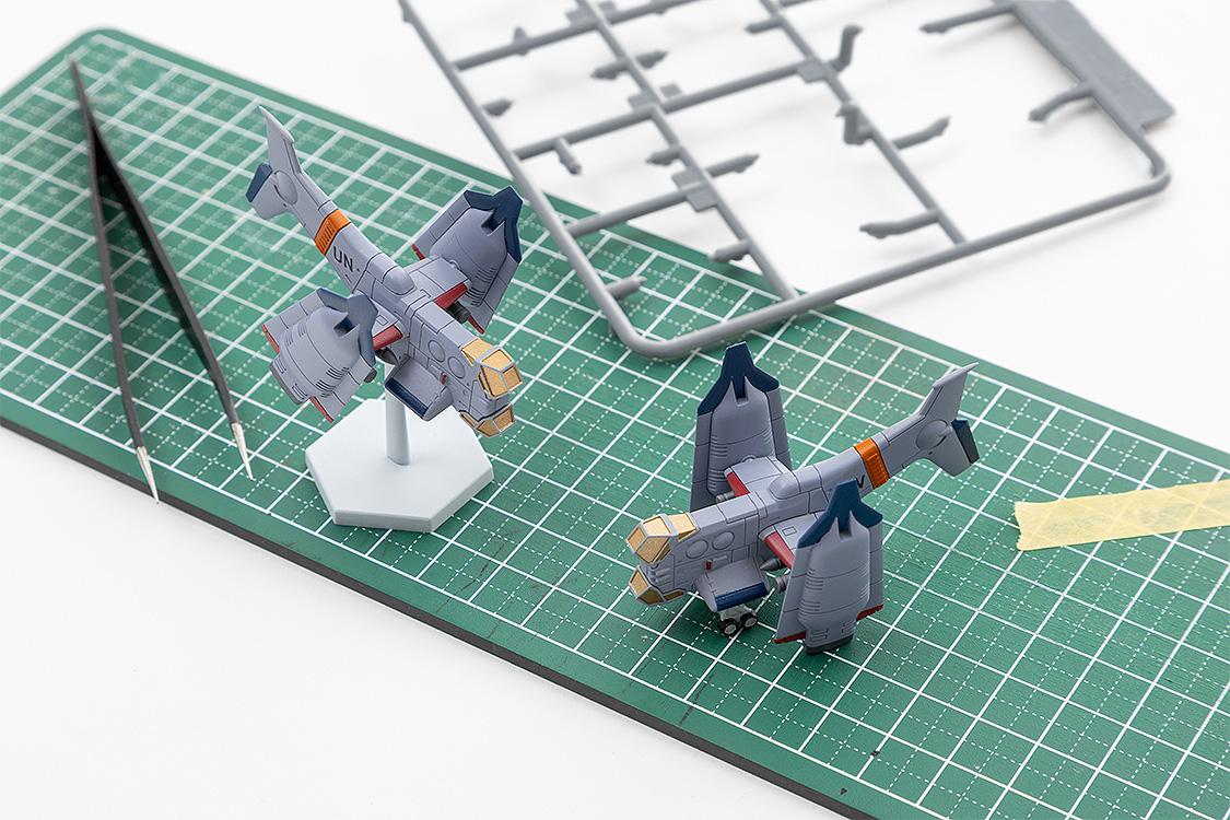 ヱヴァンゲリヲン新劇場版（新世紀福音戰士新劇場版） SYUTO Tiny Scale 1/350 近接航空支援用垂直離著陸對地攻擊機 YAGR-3B