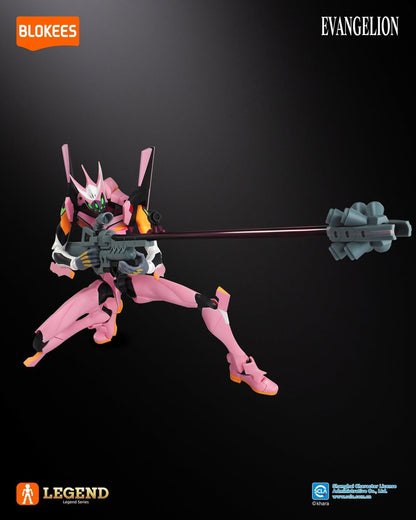 新世紀福音戰士 Blokees Action Edition 正規実用型(ヴィレカスタム) 8號機α 塑膠模型