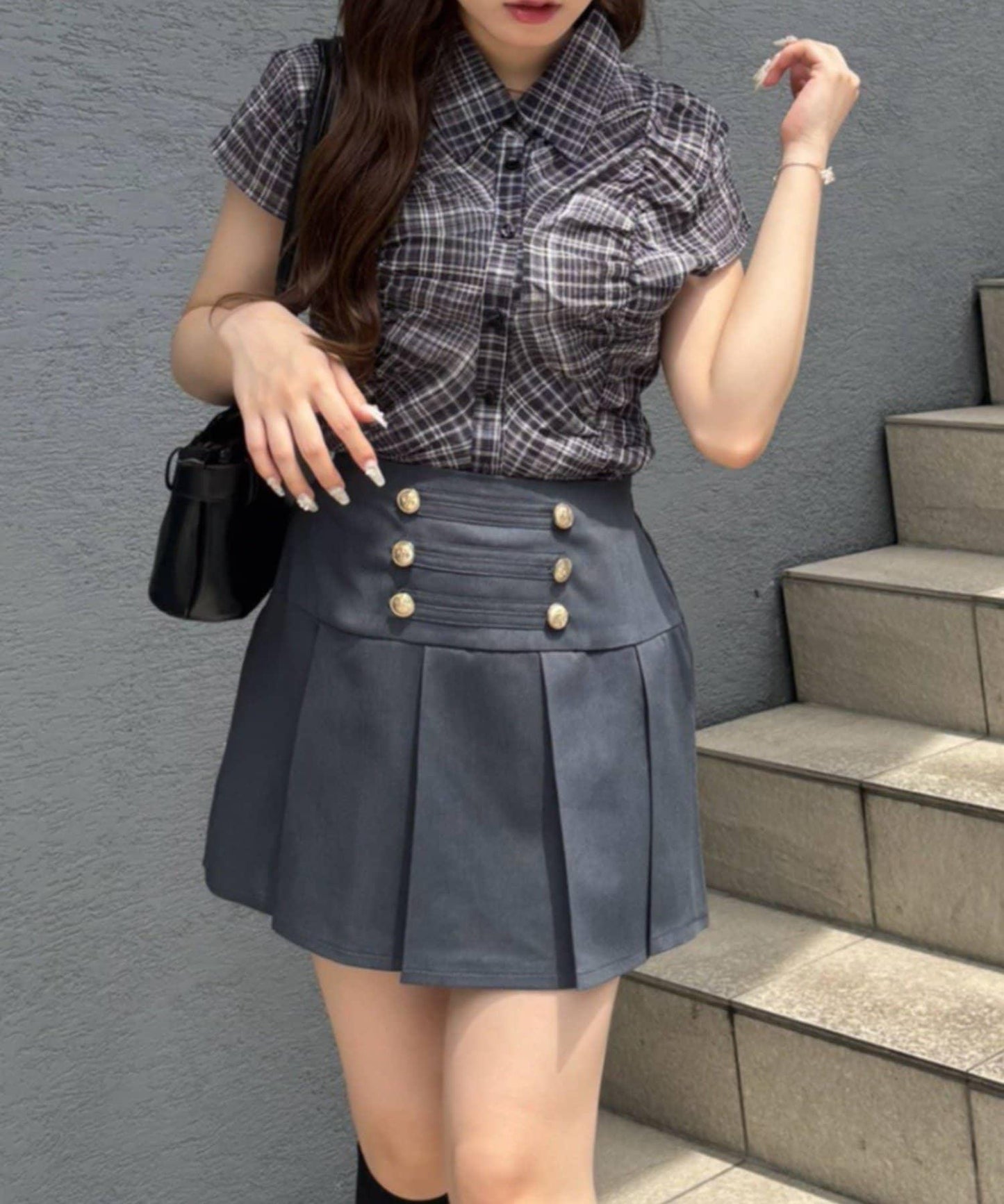 continuer 拿破崙風迷你半身裙