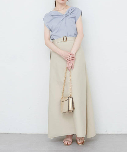 natural couture 接觸冷感 可選袖長 扭結T恤