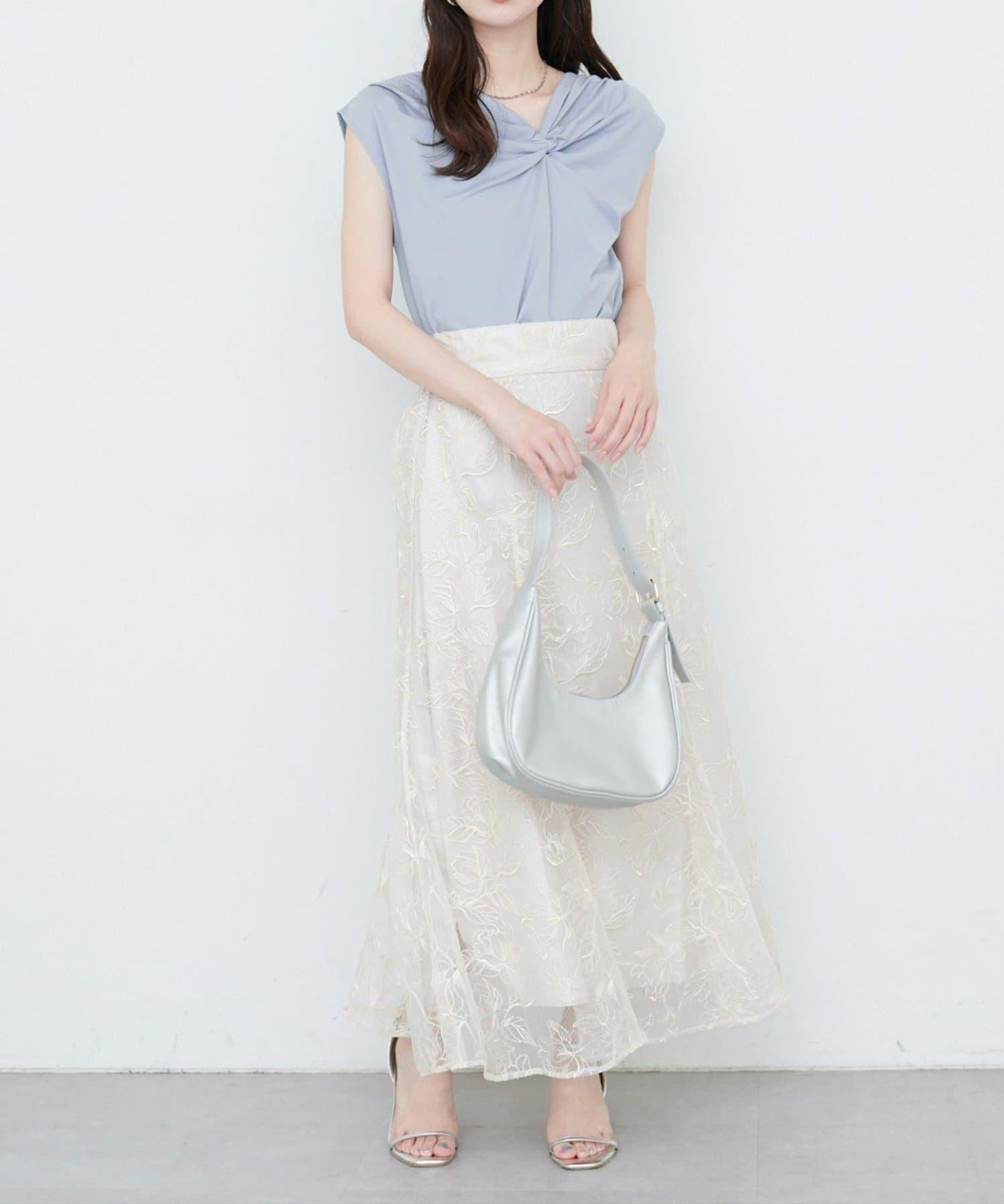 natural couture 接觸冷感 可選袖長 扭結T恤
