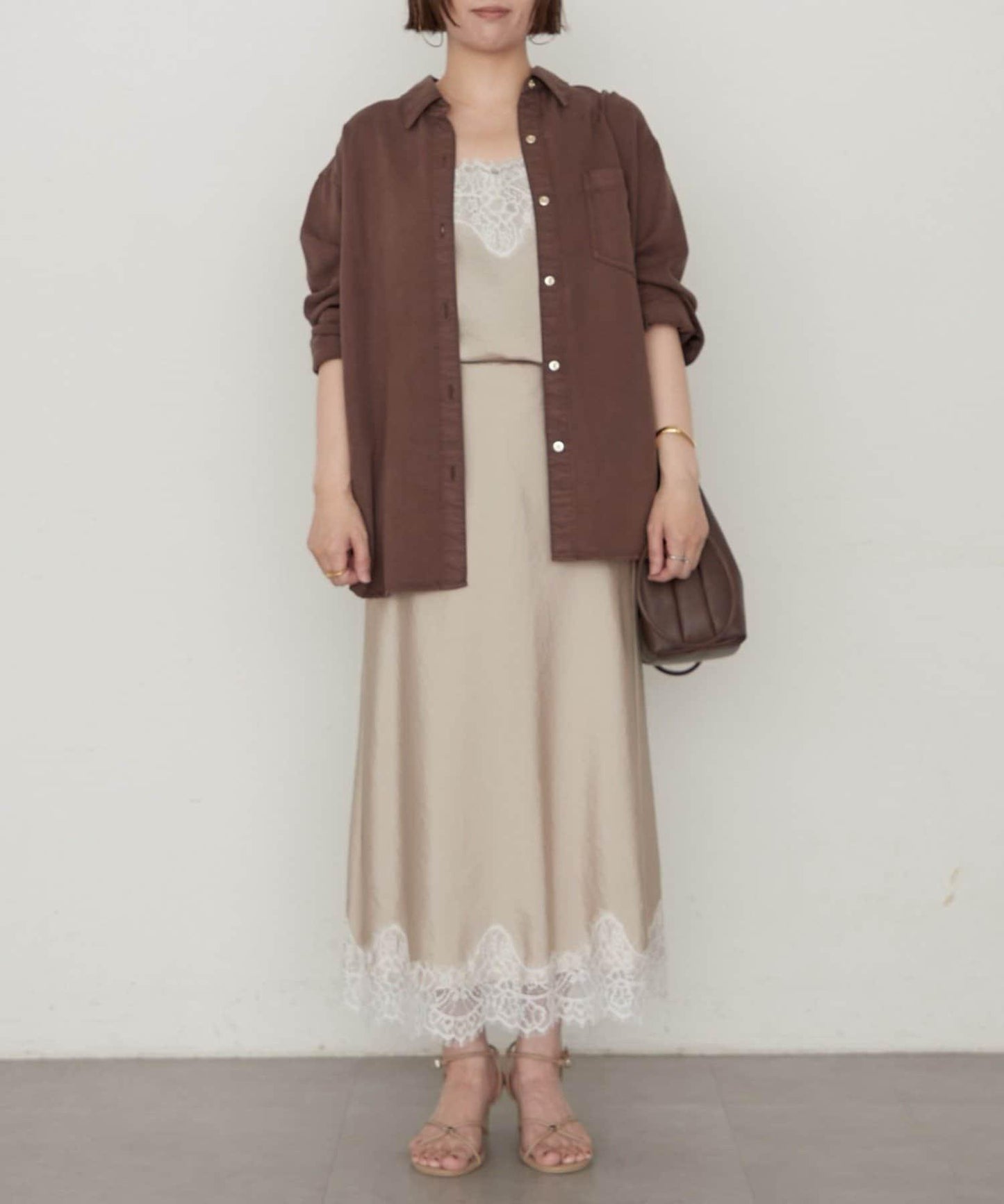 親膚感佳 可成套搭配 萊賽爾復古風襯衫