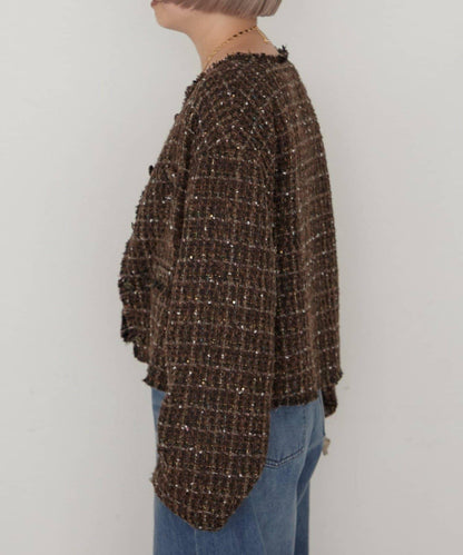 粗花呢夾克