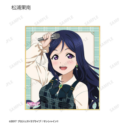 ラブライブ！サンシャイン!!（LoveLive!Sunshine!!） 描繪限定 格紋連衣裙款 迷你色紙 9包入 整盒裝
