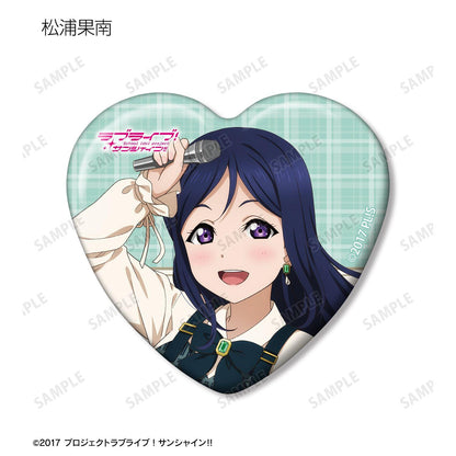 ラブライブ！サンシャイン!!（LoveLive!Sunshine!!） 描き下ろし 格紋連衣裙衣裝ver. 收藏愛心形徽章 9個裝整盒