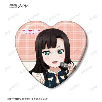 ラブライブ！サンシャイン!!（LoveLive!Sunshine!!） 描き下ろし 格紋連衣裙衣裝ver. 收藏愛心形徽章 9個裝整盒