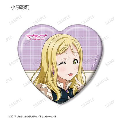ラブライブ！サンシャイン!!（LoveLive!Sunshine!!） 描き下ろし 格紋連衣裙衣裝ver. 收藏愛心形徽章 9個裝整盒