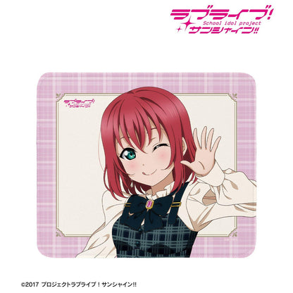 ラブライブ！サンシャイン!!（LoveLive!Sunshine!!） 描き下ろし 黒澤ルビィ 格紋連衣裙鼠標墊