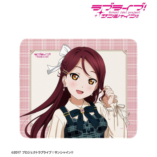 ラブライブ！サンシャイン!!（Love Live! Sunshine!!） 櫻內梨子 格紋連衣裙造型 鼠標墊