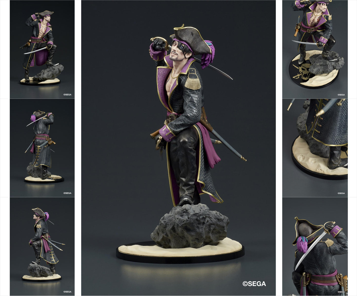如龍8外傳 Pirates in Hawaii DIGSTA 真島吾朗 船長手辦