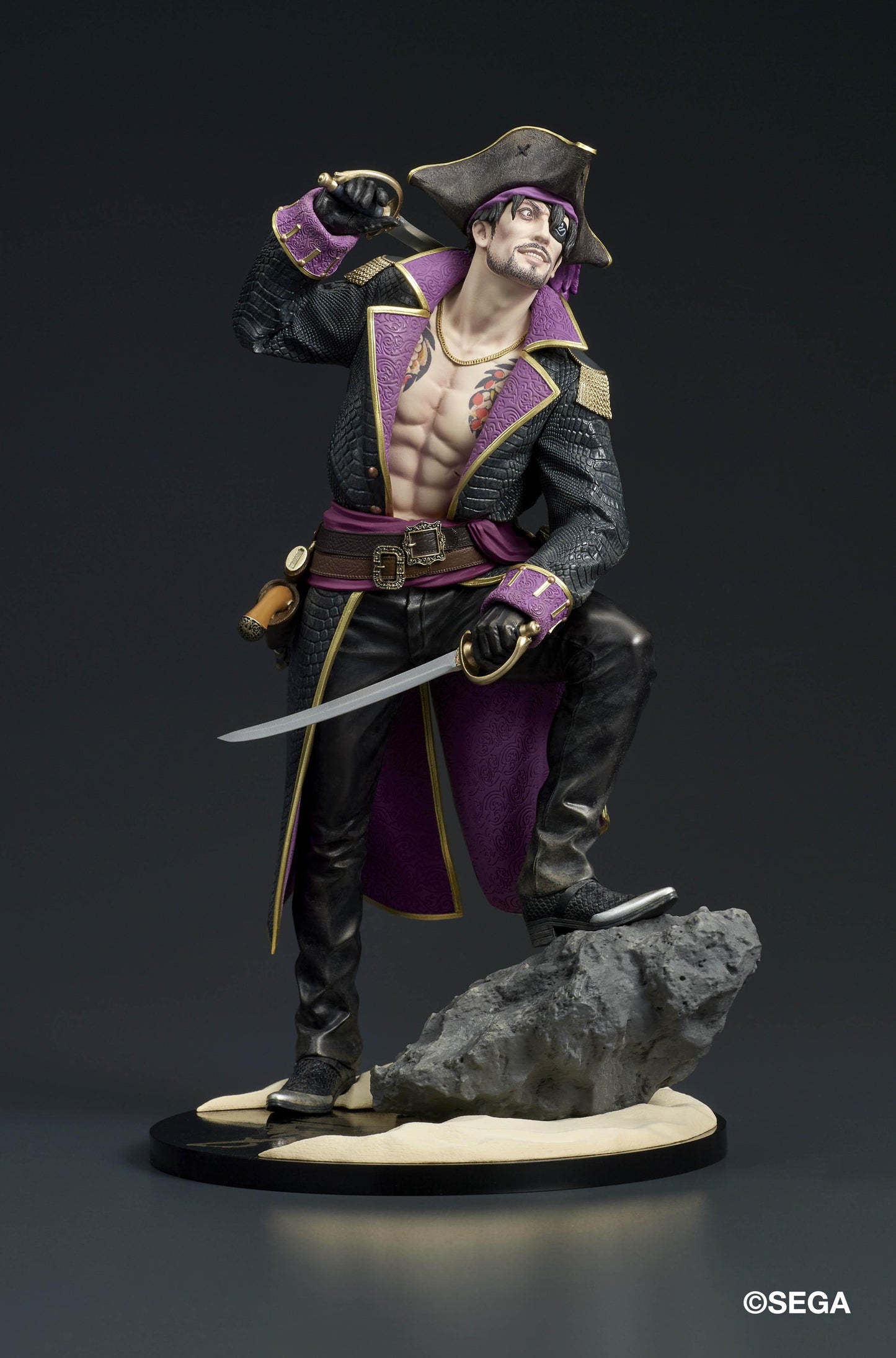 如龍8外傳 Pirates in Hawaii DIGSTA 真島吾朗 船長手辦