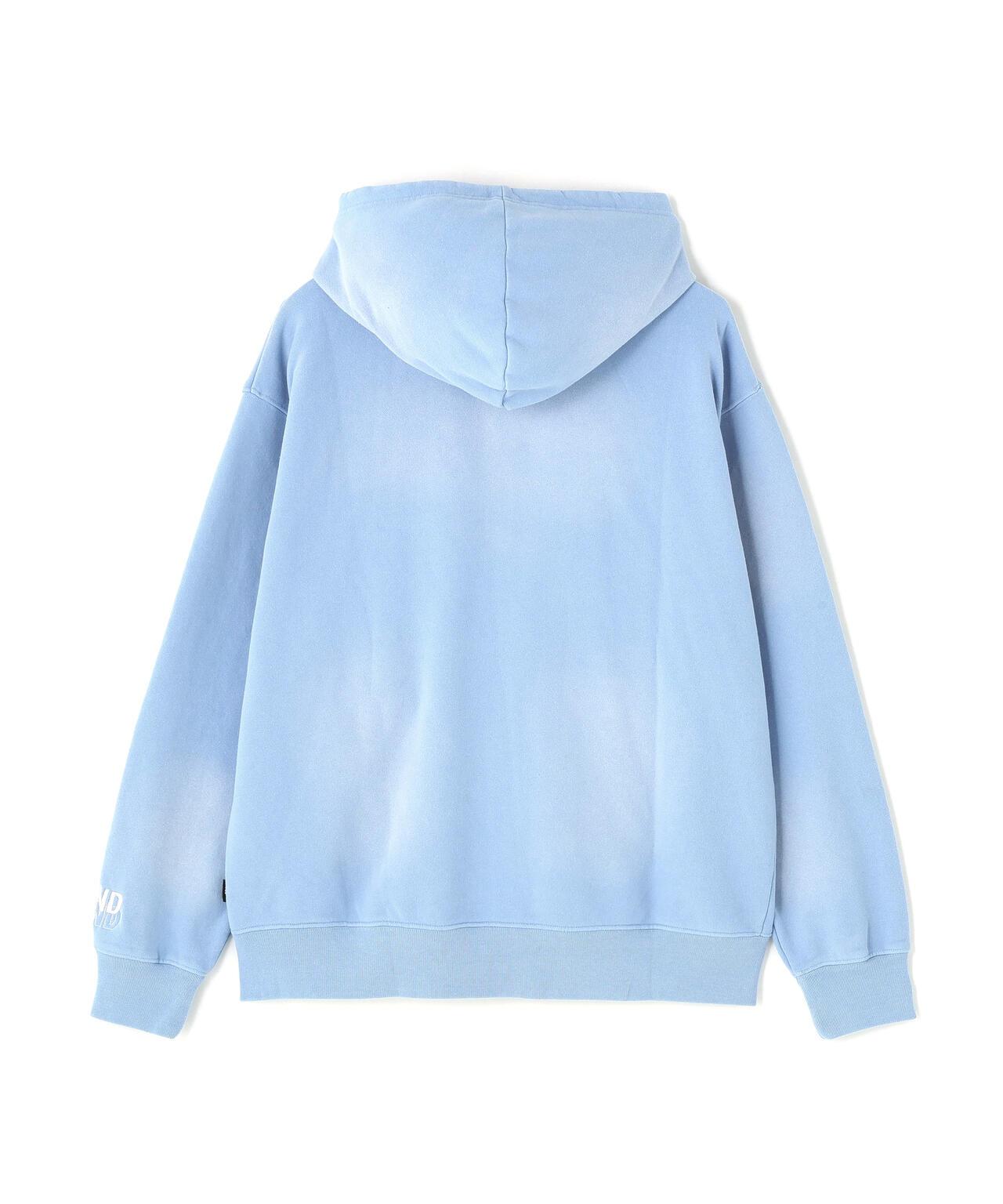 WIND AND SEA / SULFUR DYEING LOGO ZIP SWEATSHIRT