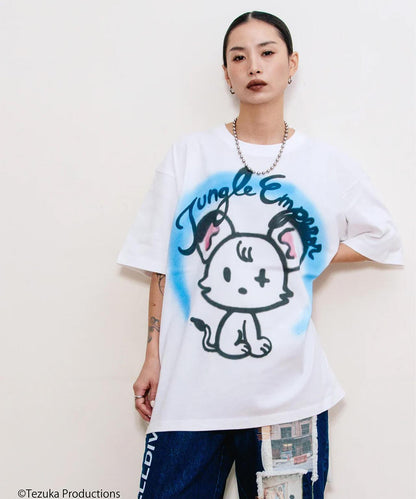guernika/ゲルニカ/Thumb Doll Spray Tshirt 獅子款