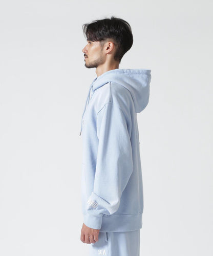 WIND AND SEA / SULFUR DYEING LOGO ZIP SWEATSHIRT
