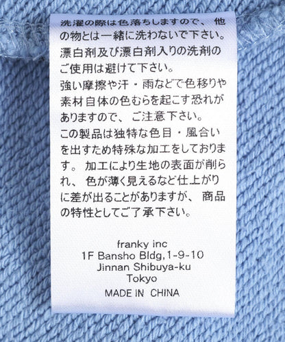 WIND AND SEA / SULFUR DYEING LOGO ZIP SWEATSHIRT