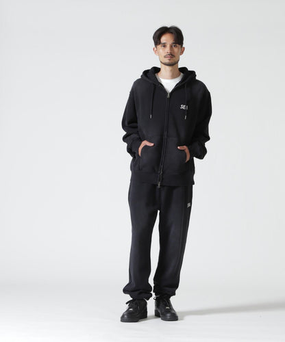 WIND AND SEA / SULFUR DYEING LOGO ZIP SWEATSHIRT