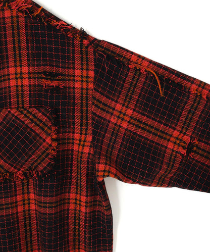 【&DEPOT限定】DankeSchon/FLANNEL DAMAGE SHIRTS