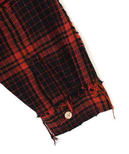 【&DEPOT限定】DankeSchon/FLANNEL DAMAGE SHIRTS
