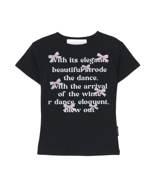 MAVYTH LETTERRING RIBBON TEE