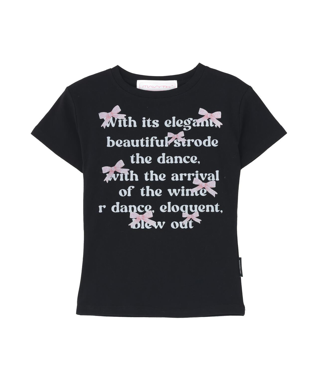 MAVYTH LETTERRING RIBBON TEE