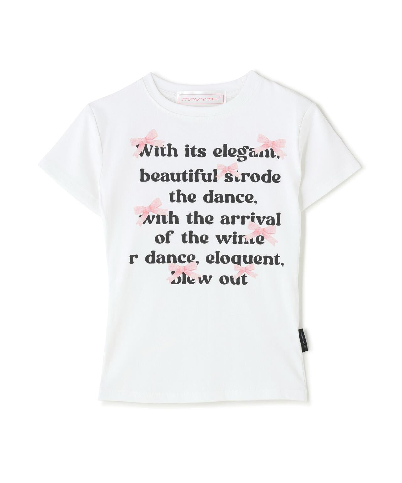 MAVYTH LETTERRING RIBBON TEE