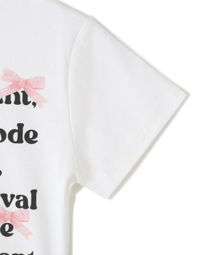 MAVYTH LETTERRING RIBBON TEE