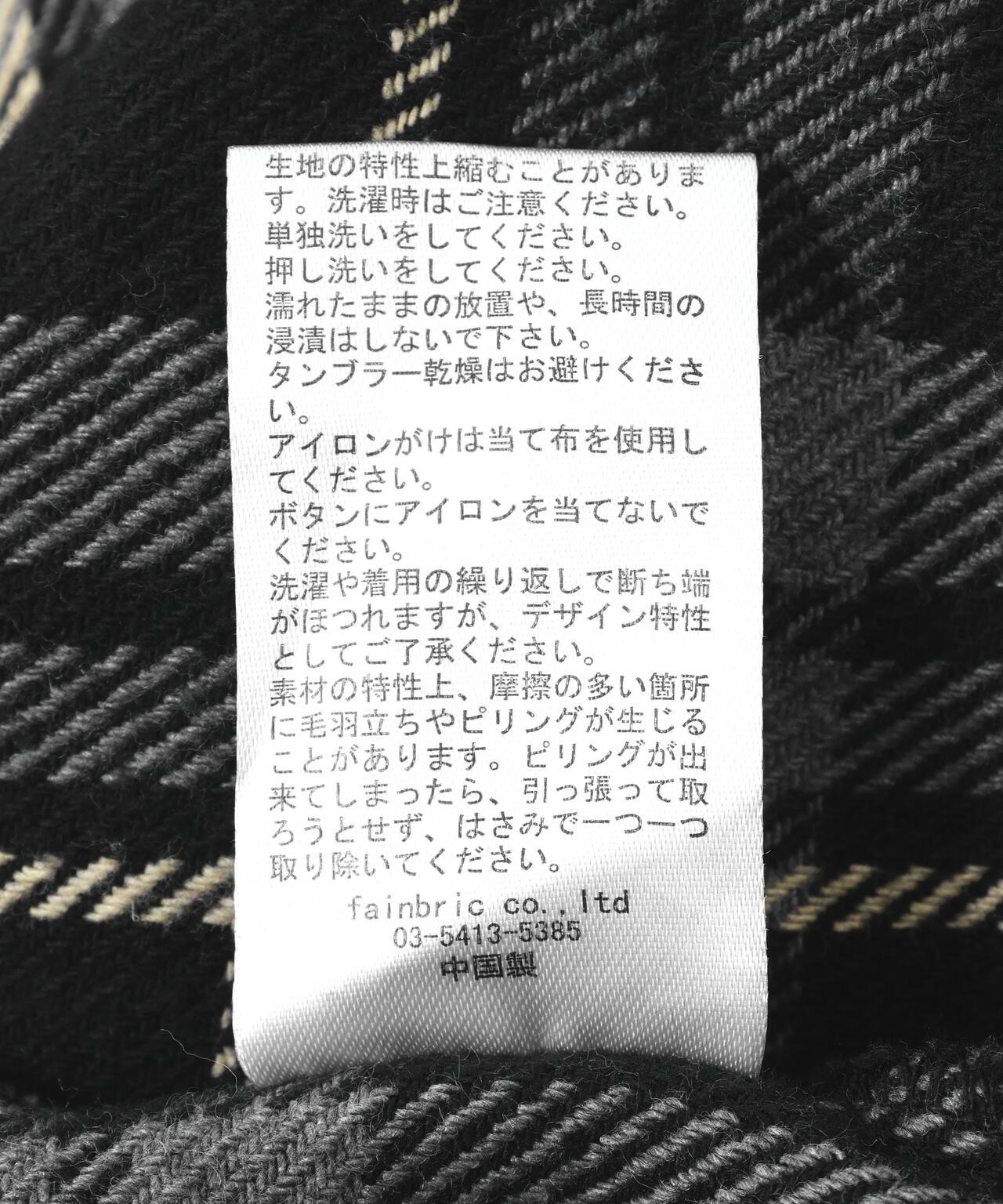 【&DEPOT限定】DankeSchon/FLANNEL DAMAGE SHIRTS