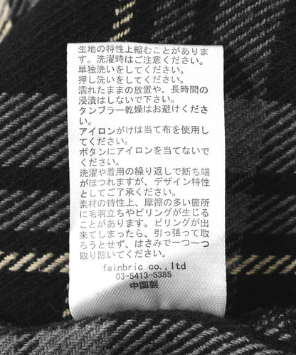 【&DEPOT限定】DankeSchon/FLANNEL DAMAGE SHIRTS