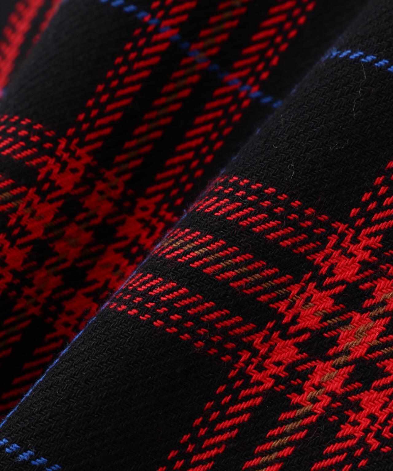 B omnivore/ビーオムニボー HAND STITCH FLANNEL 手工縫線法蘭絨襯衫