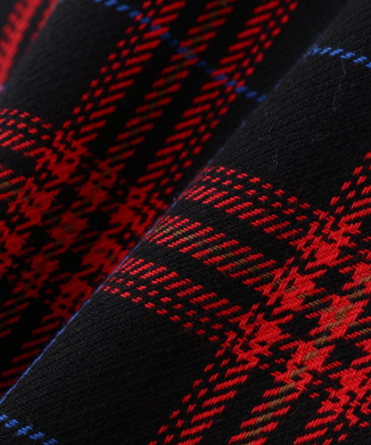 B omnivore/ビーオムニボー HAND STITCH FLANNEL 手工縫線法蘭絨襯衫
