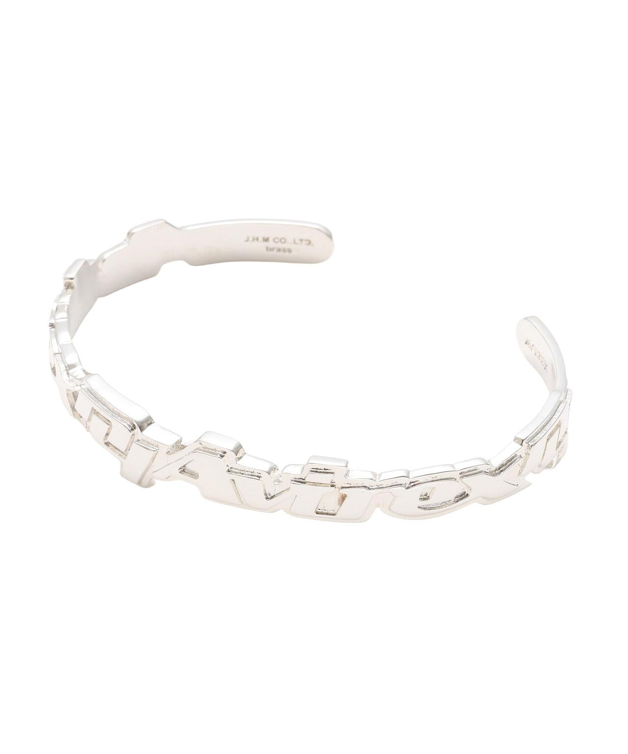 AVIREX by J.H.M CO.,LTD. GOALERS SIGNATURE LOGO BANGLE