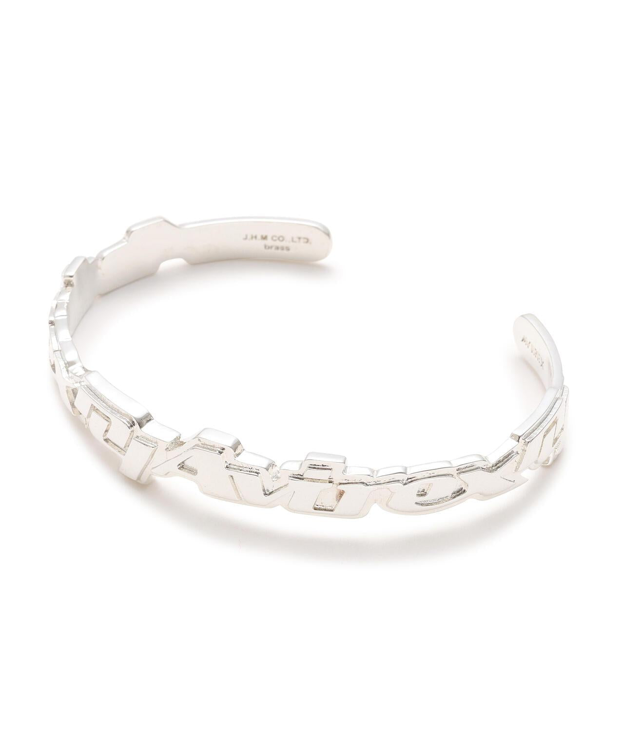 AVIREX by J.H.M CO.,LTD. GOALERS SIGNATURE LOGO BANGLE