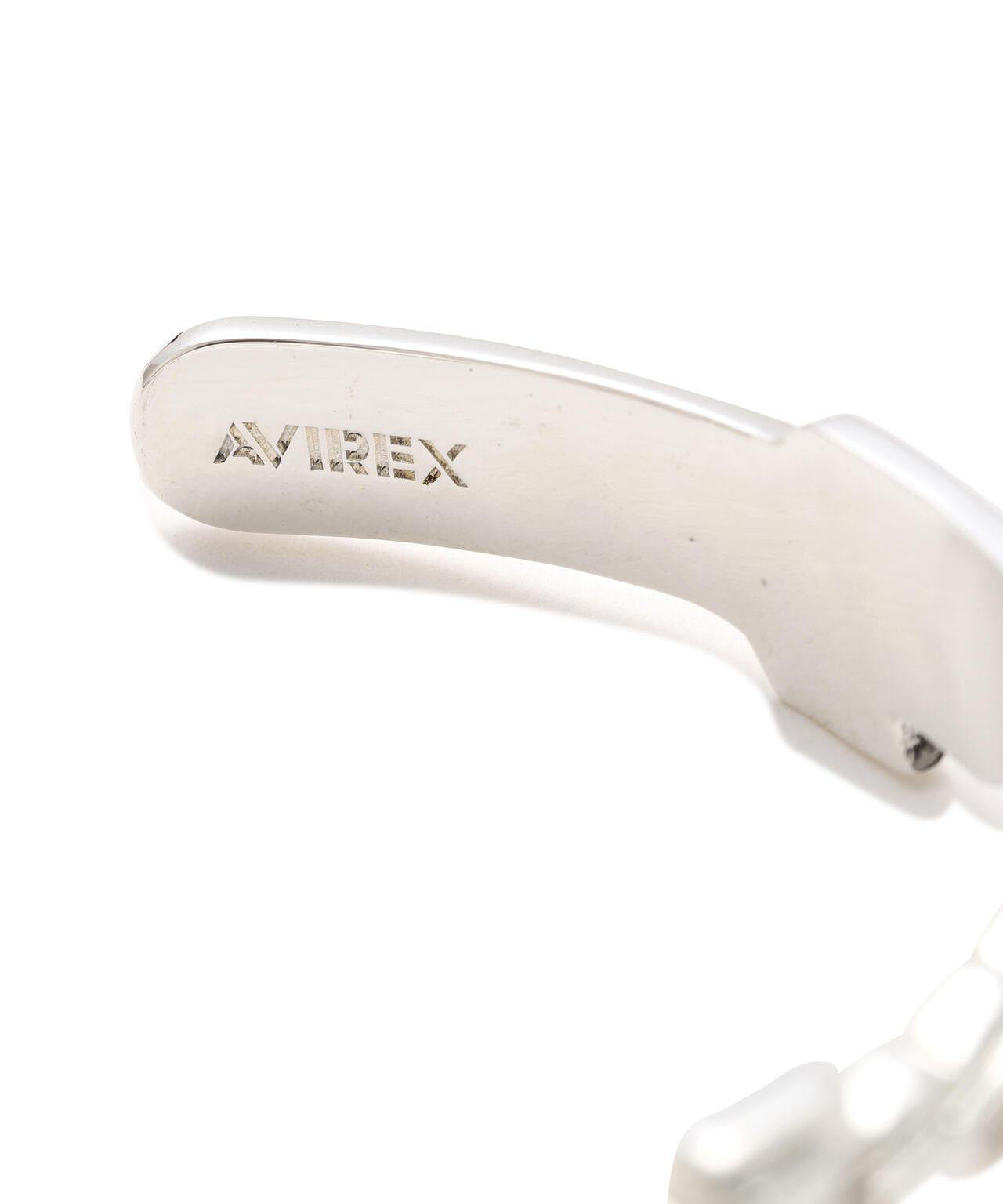 AVIREX by J.H.M CO.,LTD. GOALERS SIGNATURE LOGO BANGLE