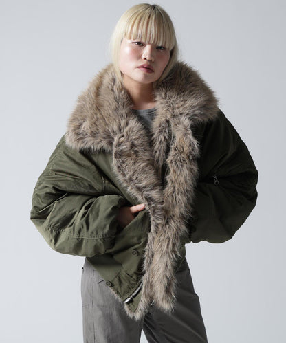 FR(13)NDS/フレンズ/REVERSIBLE FUR NYLON BLOUSON