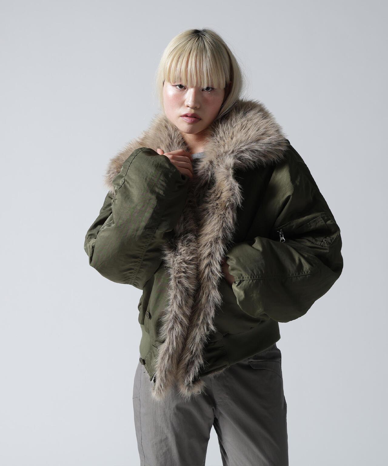 FR(13)NDS/フレンズ/REVERSIBLE FUR NYLON BLOUSON