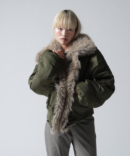 FR(13)NDS/フレンズ/REVERSIBLE FUR NYLON BLOUSON