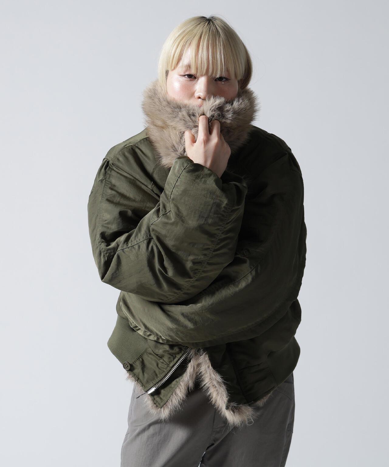 FR(13)NDS/フレンズ/REVERSIBLE FUR NYLON BLOUSON