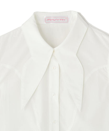 MAVYTH/メヴィス NO SLEEVE SHIRT