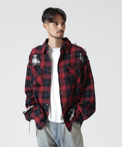 FR(13)NDS/フレンズ/DAMAGE LAYER SHIRT